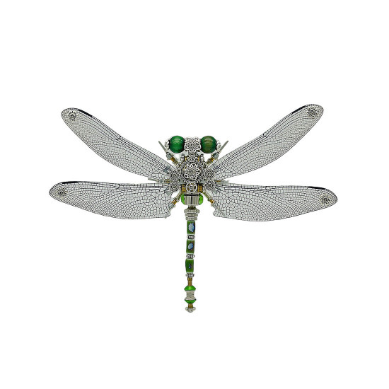 steampunk dragonfly metal model kits for her