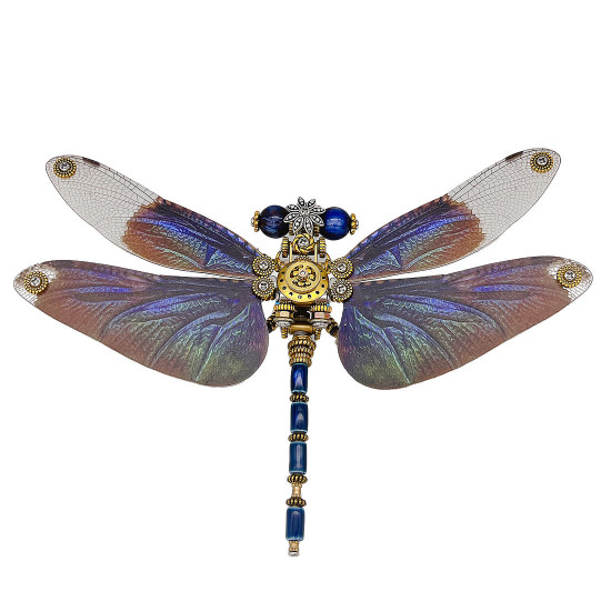 steampunk dragonfly metal model kits for her