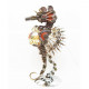 steampunk seahorse model kits for adults firework lamp 2100pcs