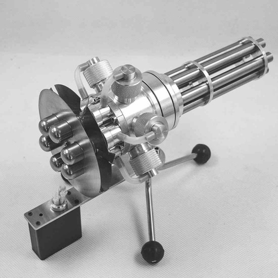 stem gatling 6 cylinder stirling engine model external combustion engine