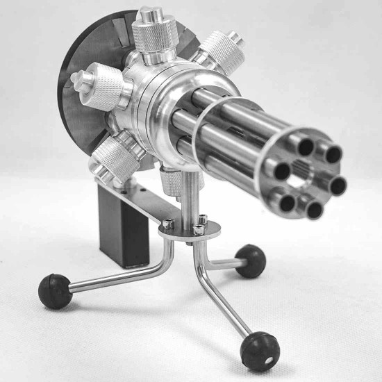 stem gatling 6 cylinder stirling engine model external combustion engine