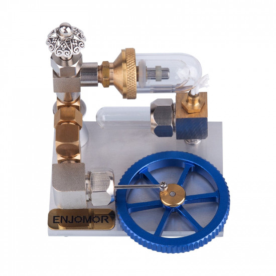 stirling cycle engine model free piston external combustion with flywheel