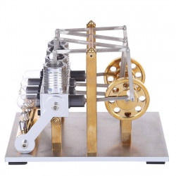 stirling engine kit 4 cylinder row balance model engine external combustion engine