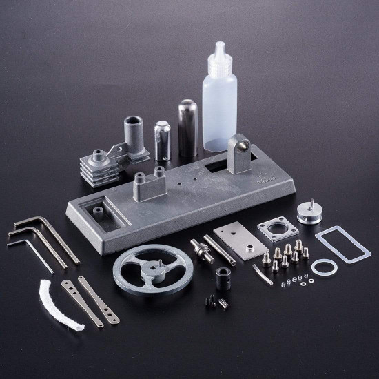 stirling engine kit diy assemble physical motor model power generator external combustion educational toy