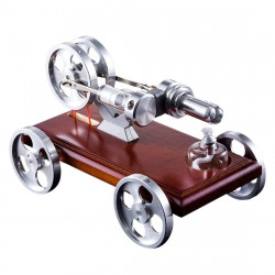 stirling engine kit diy stirling engine car model kit with solid wood baseplate