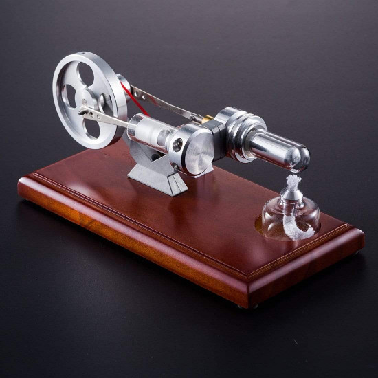 stirling engine kit hot air engine model education toy electricity power generator led