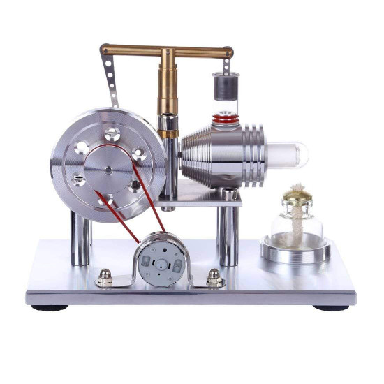 stirling engine kit hot air engine motor model educational toy electricity generator colorful led