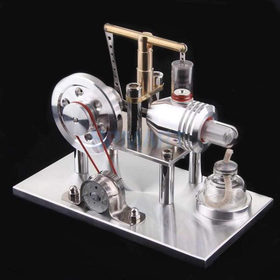 stirling engine kit hot air engine motor model educational toy electricity generator colorful led