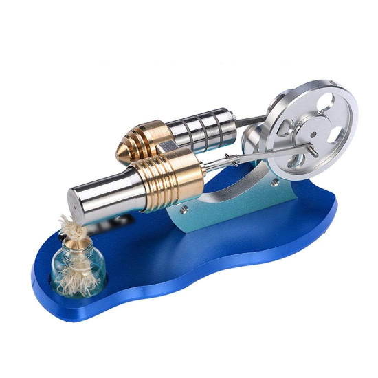 stirling engine kit mini hot air motor model educational toy electricity generator set