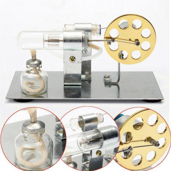 stirling engine kit motor model diy educational steam power toy electricity learning model