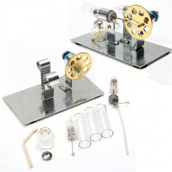 stirling engine kit motor model diy educational steam power toy electricity learning model