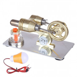 stirling engine kit with electric generator hot air physics science kits educational model toys