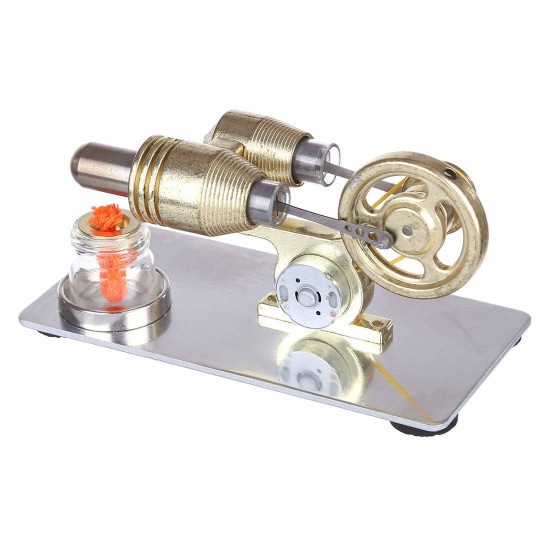 stirling engine kit with electric generator hot air physics science kits educational model toys