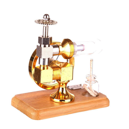 stirling engine model adjustable speed motor power external combustion educational toy