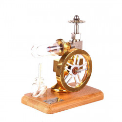 stirling engine model adjustable speed motor power external combustion educational toy