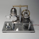 stirling engine model balance type stirling high performance generator with lamp beads