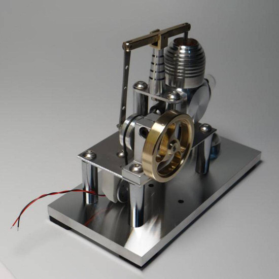 stirling engine model balance type stirling high performance generator with lamp beads