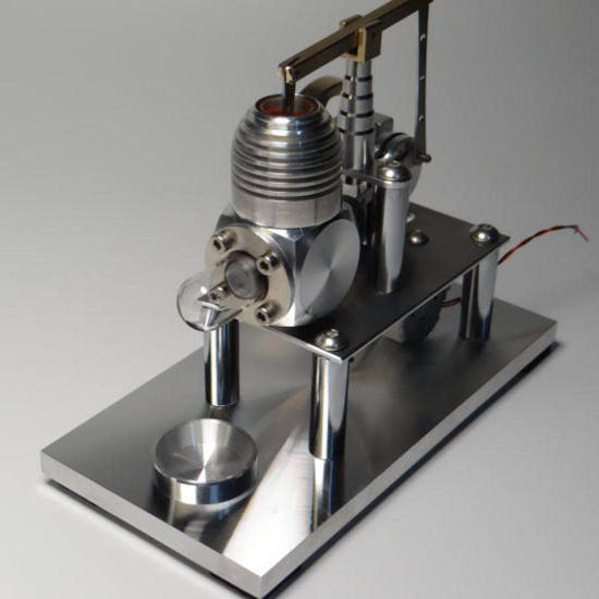 stirling engine model balance type stirling high performance generator with lamp beads