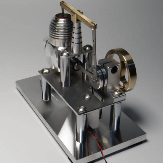 stirling engine model balance type stirling high performance generator with lamp beads