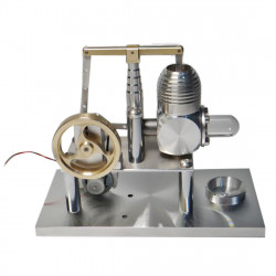 stirling engine model balance type stirling high performance generator with lamp beads