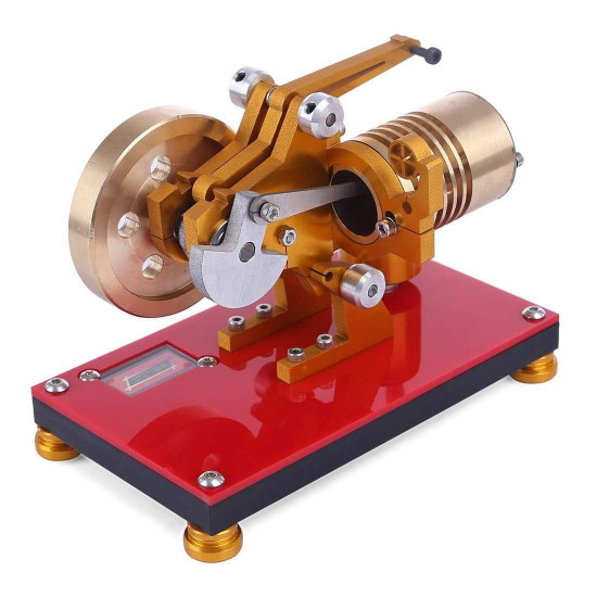 stirling engine model kit aluminum alloy anodized flame engine professional heat energy engine