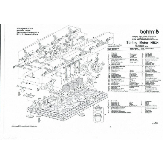 stirling high-end precision all-metal diy assembly mini four cylinder movable engine kit model