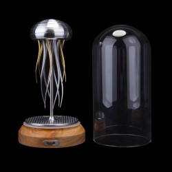 swinging diy jellyfish in a bottle 3d mechanical model for adults desktop toy