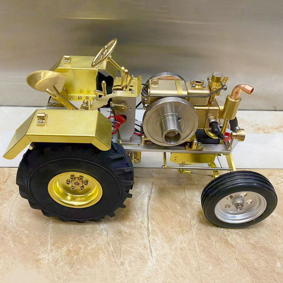 t12 gas-powered scale utility tractor model with single cylinder engine