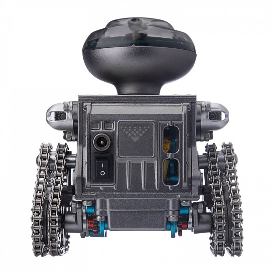 teching 160pcs metal remote control tank robot model building kits bluetooth speaker dm518