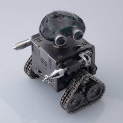 teching 160pcs metal remote control tank robot model building kits bluetooth speaker dm518