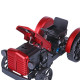 teching assembly simulative mini app controlled electric metal red tractor model toy gift