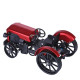 teching assembly simulative mini app controlled electric metal red tractor model toy gift