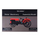 teching assembly simulative mini app controlled electric metal red tractor model toy gift