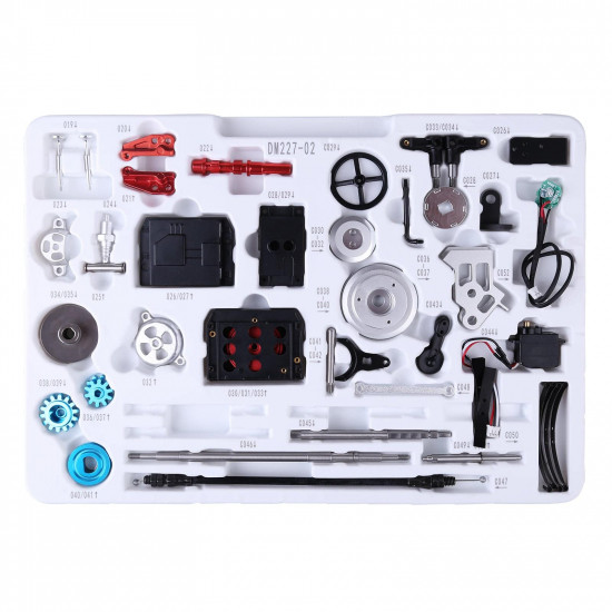 teching assembly vintage classic car metal mechanical model toy with electric engine 310+pcs