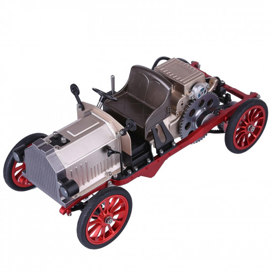 teching assembly vintage classic car metal mechanical model toy with electric engine 310+pcs