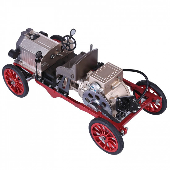 teching assembly vintage classic car metal mechanical model toy with electric engine 310+pcs