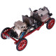 teching assembly vintage classic car metal mechanical model toy with electric engine 310+pcs