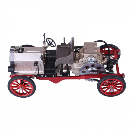 teching assembly vintage classic car metal mechanical model toy with electric engine 310+pcs