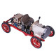 teching assembly vintage classic car metal mechanical model toy with electric engine 310+pcs