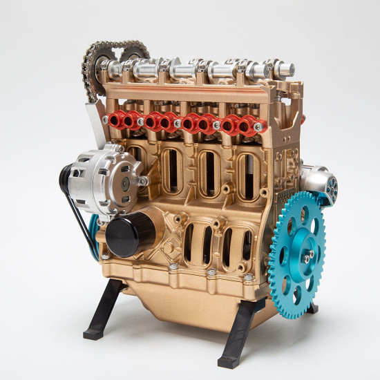 teching build your own inline 4 cylinder internal combustion assembled engine - used engine