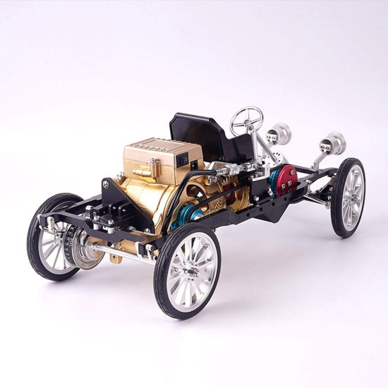 teching car model single cylinder engine aluminum alloy model gift collection toys