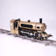 teching engine steam train model kits with pathway full aluminum alloy model gift collection stem toys for sale