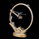 teching flying dragonfly kinetic sculpture 3d metal model diy kits