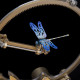 teching flying dragonfly kinetic sculpture 3d metal model diy kits