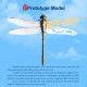 teching flying dragonfly kinetic sculpture 3d metal model diy kits