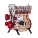 teching inline four-cylinder full aluminum alloy assembling model science education engine for collection