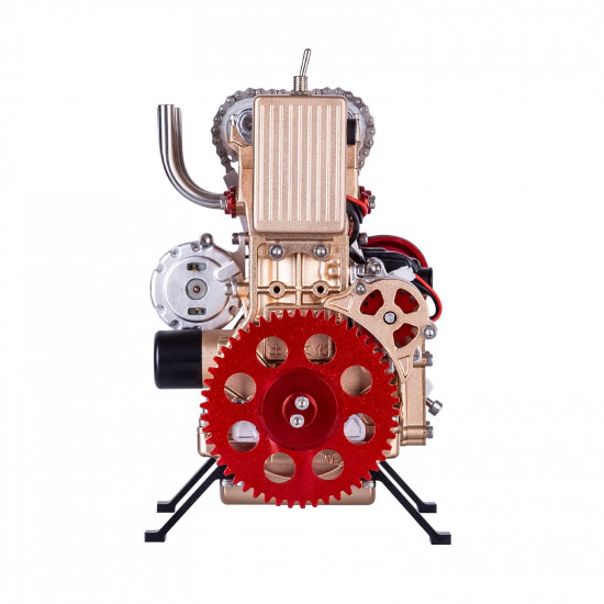 teching inline four-cylinder full aluminum alloy assembling model science education engine for collection