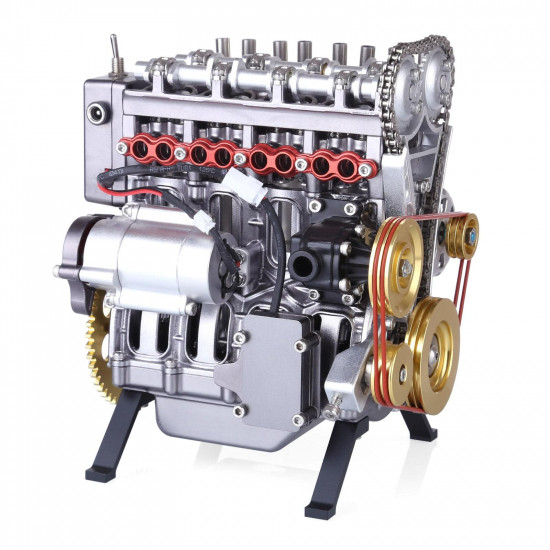 teching inline four-cylinder full aluminum alloy assembling model science education engine for collection