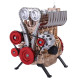 teching inline four-cylinder full aluminum alloy assembling model science education engine for collection