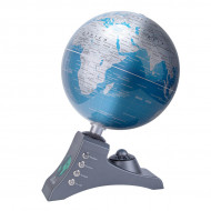 teching multifunctional auto-spinning illuminated world globe for kids with stand
